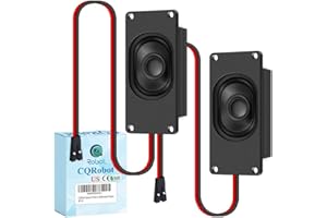 CQRobot Speaker 3 Watt 8 Ohm for Arduino, 2.54mm Dupont Interface. It is Ideal for a Variety of Small Electronic Projects.