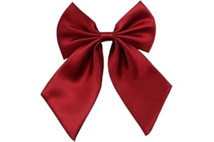 SYAYA Vorgebundene japanische Schulmädchen-Fliege, Kawaii-Fliege für Cosplay/Anime, JK, Muttertagsgeschenk, WB1, Kastanienbraun, Einheitsgröße