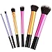 Huewind 6pcs Synthetic Kabuki Makeup Brush Set Cosmetics Foundation Blending Blush Eyeliner Face Powder Brush Makeup Brush Kit...
