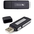 SMARTEX | Mini Voice Recorder 8GB / 150 hours USB Audio - Microphone Spy - Bug - Voice Recorder Flash Drive USB 2 in 1