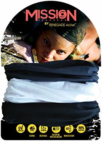 MULTIFUNCTIONAL HEADWEAR 3PC VARIOUS UNISEX DESIGNS-Absorbs Sweat, UV Protection, 12-In-1 Headband For Outdoor Sports -Wear as a Neck Gaiter, Ski Snood, Bandana, Scarf And More-For Men and Women