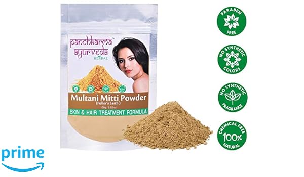 Panchkarma Ayurveda Herbal Natural Multani Mitti Powder