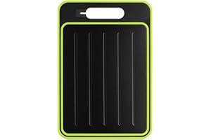 REACHMALL 4-in-1 Auftaubrett, Aluminium-Auftauplatte, doppelt als Schneidebrett mit Reibeschärfer, doppelseitiges Schneidebrett, schnelles Auftauen von Fleisch und Einfrieren von Lebensmitteln (S)