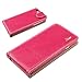 Champion Quality Iphone 6 plus/ 6s plus (5.5 inch) Ultra-Soft Second Layer PU Mix Hot Pink Leather Flip Case Cover with Two Card Slot for Apple Iphone 6 plus/ 6s plus (5.5 inch) by G4GADGET®