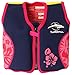 The Original Konfidence Children's Swim Jacket - Navy/Pink/Hibiscus (18 Months-3 Years)