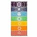 Produktbild Jeteven Regenbogen Strandtuch boho Yoga 7 Chakras Teppich Handtuch Tapisserie Badetuch Zigeuner Sonnenschutz Schal 150*75cm bunt (A)