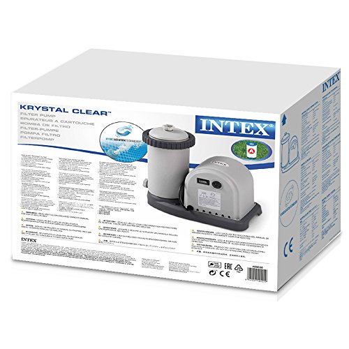 Intex Kartuschenfilteranlage, Typ OPTIMO 5700, grau, 5,678 l/h / 165 W / 230 V - 3