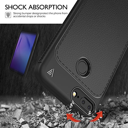 Honor 9 Lite Cover, iBetter Honor 9 Lite custodia,ultra protettiva,Resilient assorbimento,Sento comodo,per Huawei Honor 9 Lite.(Nero)