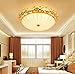 Produktbild Cdbl -Deckenleuchte Deckenleuchte moderne stilvolle Wohnzimmer Schlafzimmer Lampe Esszimmer Gang goldenes rundes Licht Schlafzimmer Deckenleuchten ( größe : 48*19cm )