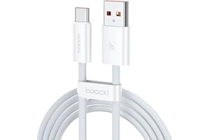 toocki Kabel USB C, 1,5 m, kabel do ładowania USB C, kabel do szybkiego ładowania, nylonowy kabel do ładowania USB C do iPhone 16 Pro Max, Samsung Galaxy S24, S23, S22, S21, S20, S10, S9, S8, Note10