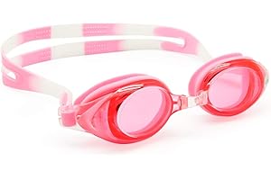 EnzoDate Lunettes de natation pour enfants + 1 à + 8, de -1 à -8, anti-buée, protection UV, imperméables