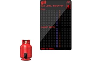 JEWEON Magnetic Gas Level Indicator Reusable Propane Fuel Level Indicators Propane Tank Gauge Level Indicator Propane Tank Sensor for Home Kitchen Tool