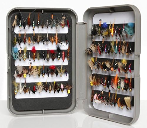 G Fly Box + Assorted Mixed Flies - Size 12 - Qty 50