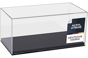 ‎HMF HMF 46803 Acryl Vitrine für Modellautos, Schaukasten für Figuren | 30 x 15 x 14 cm | Transparent