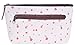 niceeshop(TM) Cute Multi Fuctional Floral Canvas Pencil Pen Case Bag (White)