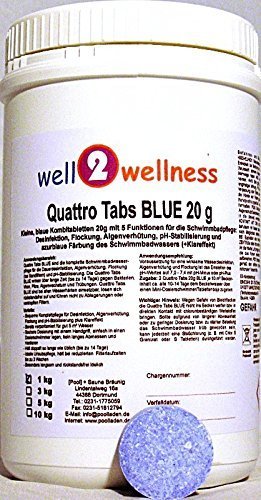 Chlor Mini - Multitabs Blue 5 in 1 / kleine blaue Multitabs 5 in 1 a 20g - 1,0 kg