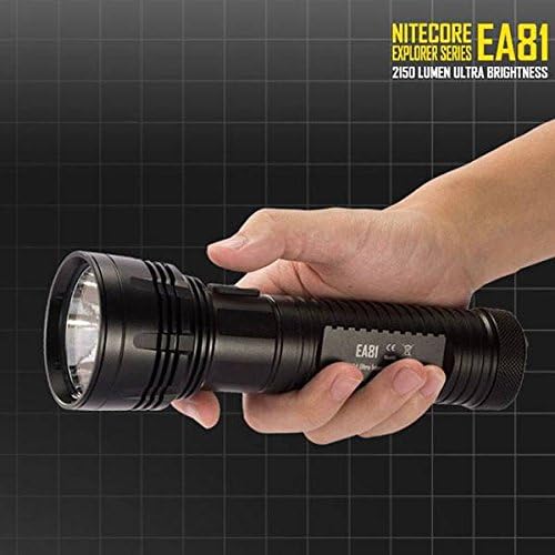 AJ's Nitecore EA81 4 x CREE XHP50 2150LM Outdoor LED Flashlight 462M