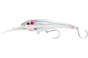 Nomad Design DTX Minnow 165 con sistema patentado de autotune - Acción de natación de pez cebo envejecido, BKK Diablo