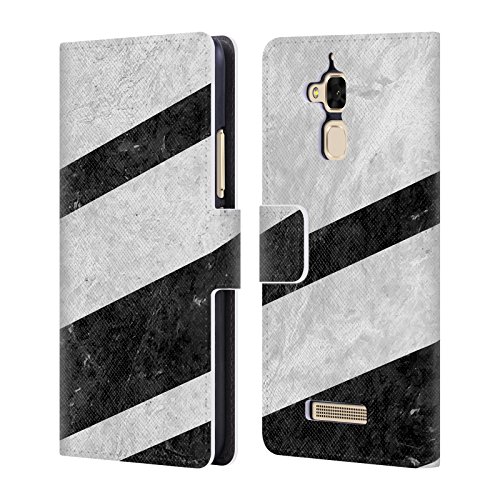 détail Officiel Nicklas Gustafsson Marbre Rayé Blanc Textures 3 Étui Coque De Livre En Cuir Pour Asus Zenfone 3 Max ZC520TL