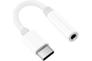 CARPHONE WAREHOUSE Adattatore USB C Jack [Certificato MFi] Adattatore Cuffie iPhone 15 USB C a 3.5 mm Adattatore Aux Audio Cavo Dongle Jack Compatibile con iPhone 15/15 Pro/15 Pro Max, Samsung Galaxy S24 S23 S22, iPad