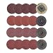 Produktbild gasea 40 5,1 cm Quick Change Rolle Lock Schleifscheiben Pads R Typ avrasive Scheiben, 24/60/120/240 Körnung