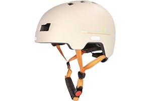 ‎FISCHER FISCHER BMX Fahrradhelm, Radhelm, Dirt Bike Helm Plus Power, S/M, 54-58cm, bunt, mit integriertem LED-Rücklicht