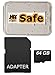Produktbild 64 GB microSDXC Speicherkarte Class 10 für Samsung Galaxy S7 / S7 Edge inkl. Adapter und kQ-flash Box