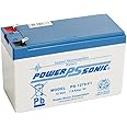 Power Sonic PS1270 12V 7Ah AGM Battery - Suitable For Mobility Scooters Wheelchairs Toy Car & Electric Bike