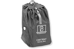 B BARLBOROUGH Barlborough Car Seat Travel Bag | Strong Water Resistant Child Car seat Bags for Air Travel with Padded Neoprene | Baby Car Seat Airport Bag