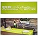 Produktbild 1 Stück _ Tischläufer - " Foods & Drinks " - grün - 45 cm x 150 cm lang - Tischdeko - 100 % Baumwolle - fleckabweisend / Leinen Struktur - apfelgrün - Retro Modern Design - Mitteldecke / Läufer - Tischband - Tischtuch / Tafeltuch - Tisch - Wohnzimmer / Küche - Restaurant - edel Läufer - Tischwäsche - Küchentisch / Eßzimmertisch - 50er Jahre / Schriftzug einfarbig - fleckschutz / Flecken Schutz