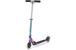 MICRO™ Sprite LED Kinder Kinderscooter | Cityroller mit LED-Rollen | klappbar und Lenker höhenverstellbar | ab 5 J. | Tretroller in 6 Farben erhältlich