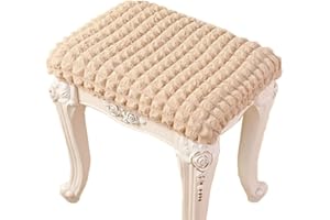 AQIGR 2/4 Pack Elastic Rectangle Bar Stool Covers Stretch Vanity Stool Cover Jacquard Chair Seat Slipcovers Counter Stool Cover Saddle Seat Covers Washable for Wooden Metal Bench