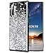 Produktbild KOUYI Galaxy Note 10 Plus Hülle Glitzer, Fließen Flüssig Glitzer Mode 3D Bling Dynamisch Silikon Flexible TPU Kreativ Shiny Glitter Cover Beschützer für Samsung Galaxy Note 10 Plus (Silber)