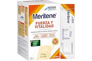 NESTLÉ HEALTH SCIENCE Meritene Fuerza y Vitalidad Batido Sabor Vainilla, 15 Sobres DESCUENTO 2 Euros