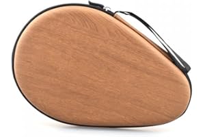 MiOYOOW Étui pour Raquette Tennis Table, Housse pour Raquette Ping-Pong à Coque Rigide étanche, avec Fermeture Éclair pour Raquettes de Ping-Pong