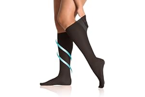 alber's SALUS CURVY 40 - Pack da 5 | Gambaletto Donna Riposante a Compressione Graduata, Bordo Largo Comfort, per Gambe Formose, Semi-Opaco 40 DEN | Taglia Unica (36-41)