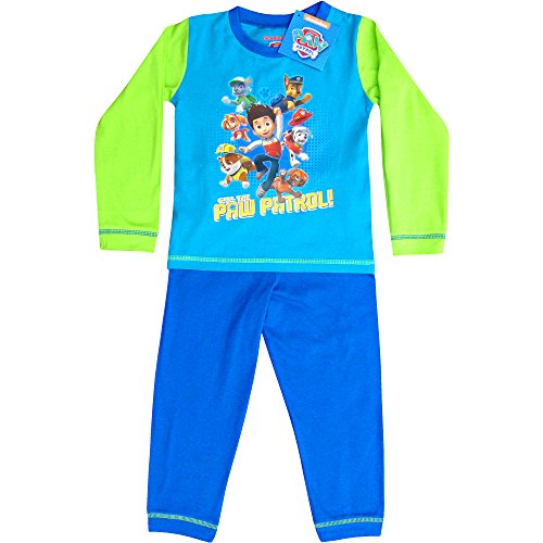 Toddlers PAW Patrol Blue & Green Soft Cotton Pyjamas Set (12-18 Months)
