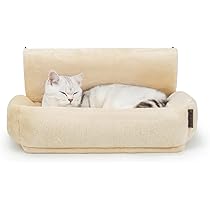 Amaca Per Gatti Da Termosifone - Cuccia Morbida Con Coperta Peluche Lavabile, Grigio Con Giraffa - Foto 5