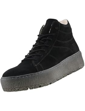 TAMARIS Damen Plateau High-Top Sneakers gefüttert Schwarz