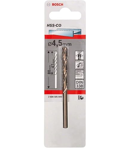20 Punte Trapano Extra Lunghe 0.7mm HSS - 100mm Per Metallo E Legno