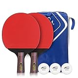 Glückliche spieler 100 %-garantie, falls die duplex 6-ping sterne pong paddel führt keine besser als andere tischtennisschl?ger zu einem ?hnlichen preis, * oder wenn sie gerade nicht mit ihm spielen wie,* wir ersetzen den schl?ger oder geben ihnen ihr geld zurück zu 100 %, Keine fragen gestellt. Ja - wir sind wirklich so zuversichtlich, dass sie dieses ping pong paddel lieben