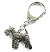 Price comparison product image Lakeland Terrier Keyring Silver Finish