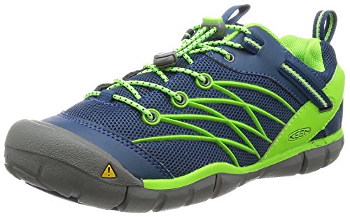 Keen Chandler CNX, Zapatillas de Senderismo Unisex Niños, Azul Poseidon/Jasmine Green, 36 EU