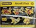 Price comparison product image Stanley Construct and Play - Aircraft 5 Pack - (407 Piece Set inc. Spanner and Screwdriver) - Made by New World Toys