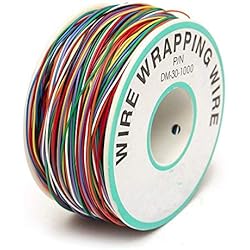 Wrapping Cable de prueba, elegiant Wrapping prueba de cable alambre de cobre de alambre cable rollo de cable de carga P/N B de 30 - 1000 200 m 30 AWG Wire de 8 colores