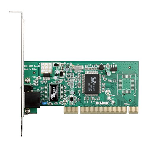 D-Link DGE-528T     Tarjeta PCI Gigabit Ethernet RJ45  10 100 1000 Mbps   compatible con Windows  Windows Server  Linux y MacOS