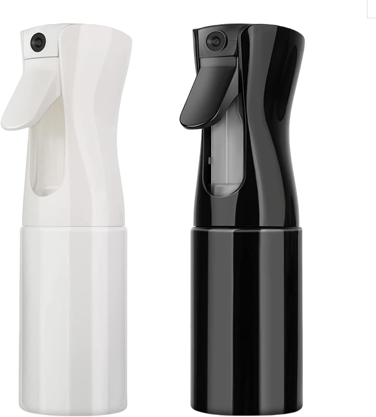 Frdelma 200ml Botella Pulverizadora,Botella Pulverizadora de Agua para Peluqueria, Plantas, Grooming（Negro, Blanco）