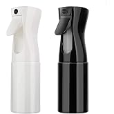 Frdelma 200 ml Spray Bottle, Water Spray Bottle for Hairdressing, Plants, Grooming (Black, White)