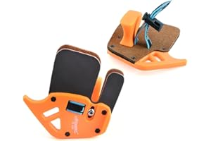 SHARROW Tiro con L'Arco Protezione per le Dita in Pelle Finger Tab Protezione del Mano Guanto da Tiro per Arco Ricurvo Longbow RH