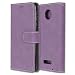 Produktbild Motorola Moto Z Hülle, Chreey Matt Leder Tasche Retro Handyhülle Magnet Flip Case mit Kartenfach Geldbörse Schutzhülle Etui [Lila]